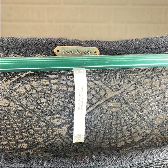 Free People Black Long Sleeve Knit Top - Picture 3 of 4